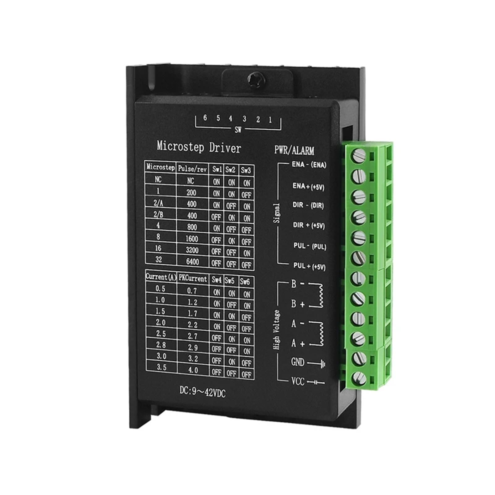 TB6600 Stepper Motor Driver 4A 9~42V TTL 32 Micro-Step 1 Axis 2 Or 4 Phase Of Stepper Moto 42,57,86