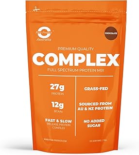 Pure Product Australia - Whey Protein Blend (WPI + WPC + CASEIN) Powder - 100% Premium Grass-Fed AU & NZ - Protein per Serve - BCAAs - Non-GMO - (30 Servings) - Chocolate