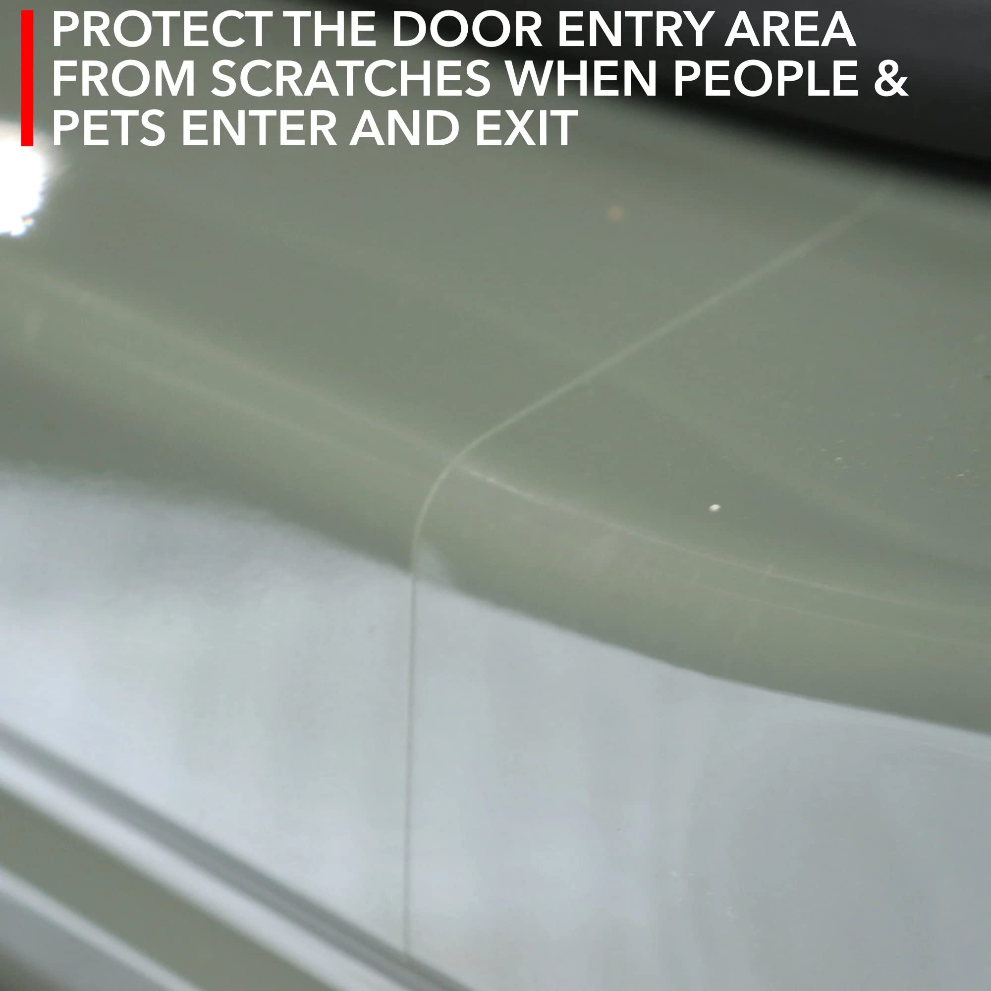 TWRAPS Door Entries PPF for Rivian R1S 2022-2025, 10mil Custom Fit Anti Scratch Paint Protection Film Cover, Clear Self Healing Shield Guard, Complete with Install Kit