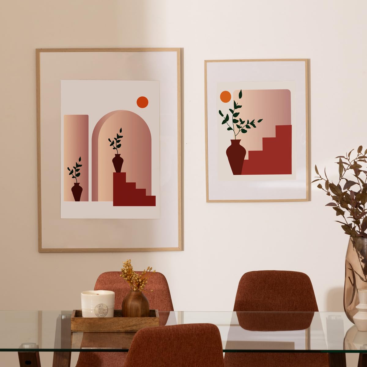 ATMOSPHERA CREATEUR D'INTERIEUR Cornice portafoto Manu 70 x 100 cm beige scatola espositore