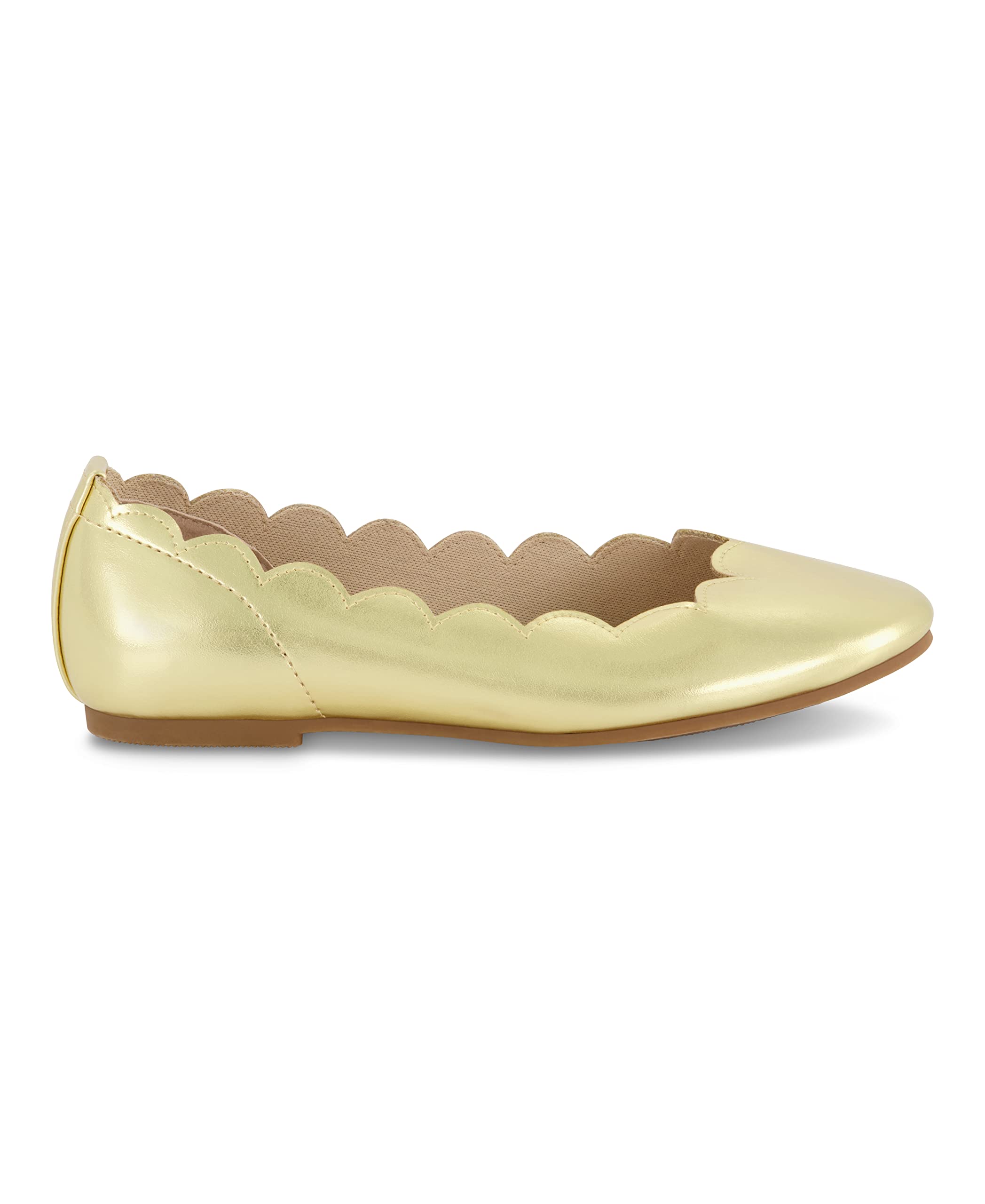 Jessica Simpson Ballerino d'oro, Scarpe per Bambina, Oro, 30 EU