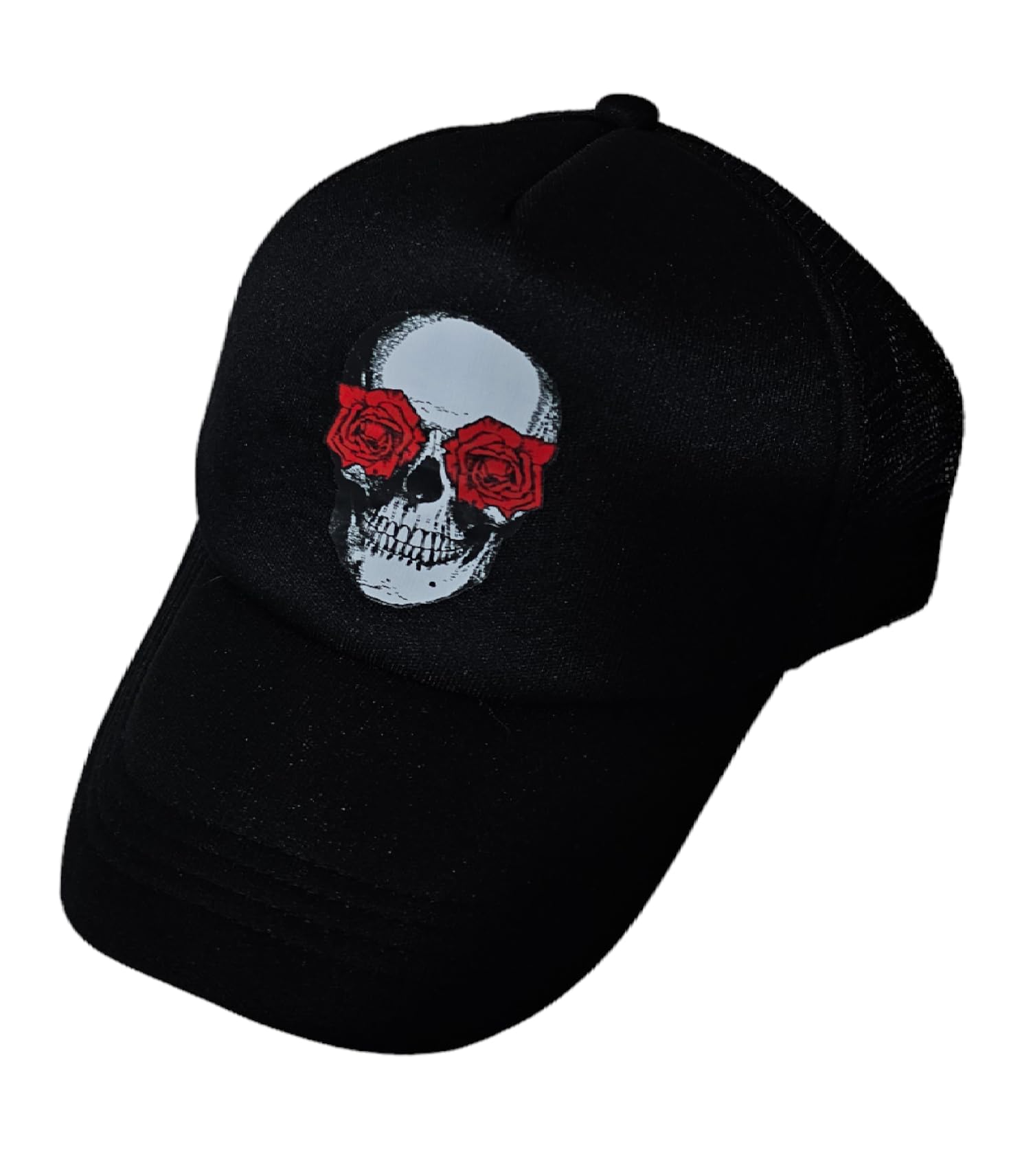 FashMade Printed DTF Halfnet Net Adjustable Baseball Cap for Men Women Boys (Skull-2) Black (B0CKHY4YYR) Amazon Price History, Amazon Price Tracker