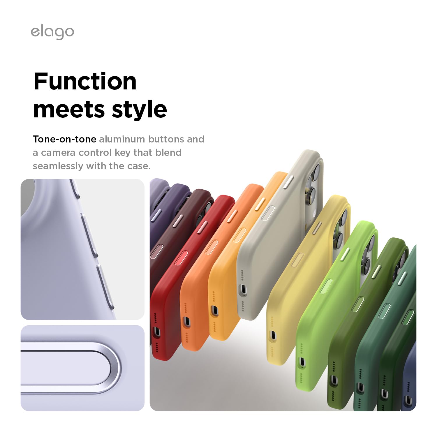 elago Cover Magnetica in Silicone Liquido per iPhone 17 Pro (6,3") – Compatibile con MagSafe, Antiurto, Sottile, Finitura Soft-Touch (Viola)