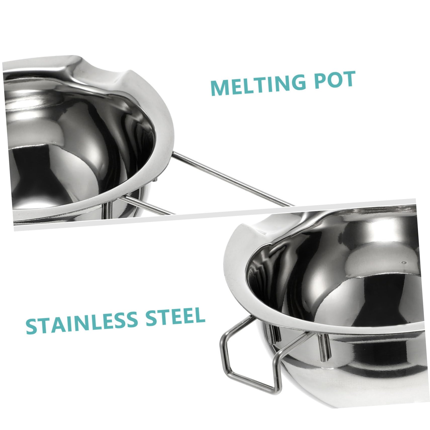 STOBAZA Dark Melting Chocolate Pot Candy Making Melt Pan Stainless Steel Boiler Practical Melt Pot for Butter Candy Cheese