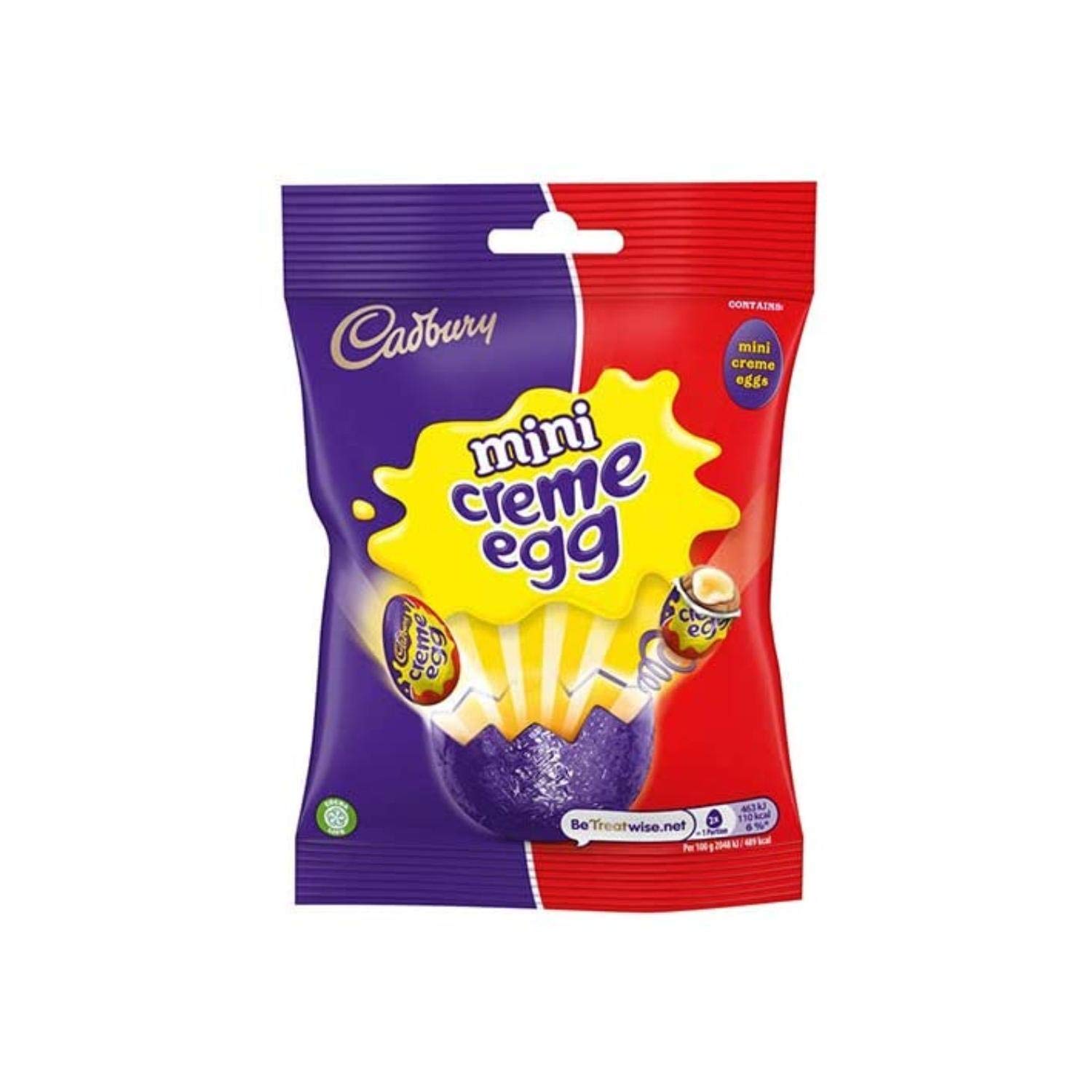Creme Egg Minis 78g, milk chocolate eggs with gooey fondant centres, Too good to share