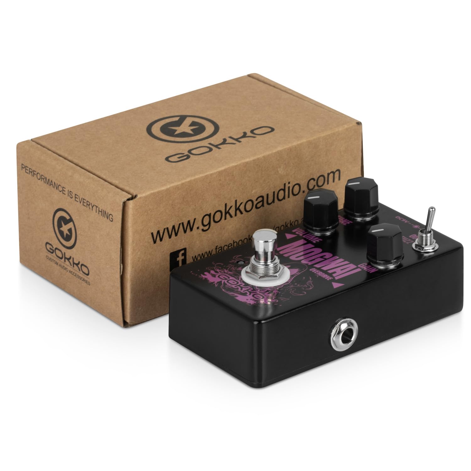 Amazon | GOKKO Mogwai オーバードライブ ファズエフェクトペダル 万能