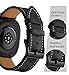 Galaxy Watch 8 Classic Band 46mm, Bands for Samsung Galaxy Watch8 40mm/44m (2025), Business Leather Wristband Replacement Strap for Men Women, Black+Brown