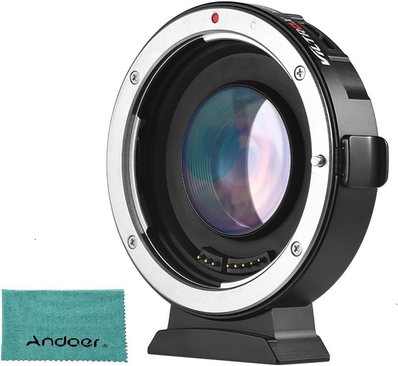 VILTROX EF-M2 Auto Focus Lens Mount Adapter 0.71X for Canon EOS EF Lens to Micro Four Thirds (MTF, M4/3) Camera