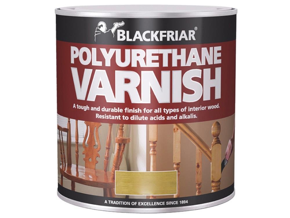 Blackfriar BKFPVGMO500 Polyurethane Varnish P45, 500 ml, Medium Oak Gloss