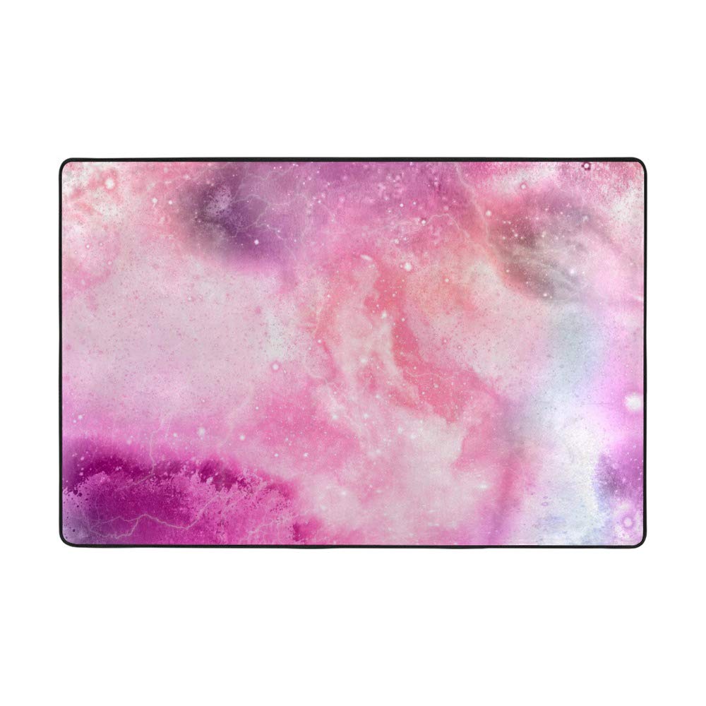 Tapis rose doux anti-froid en velours pour sol de salon 72x48