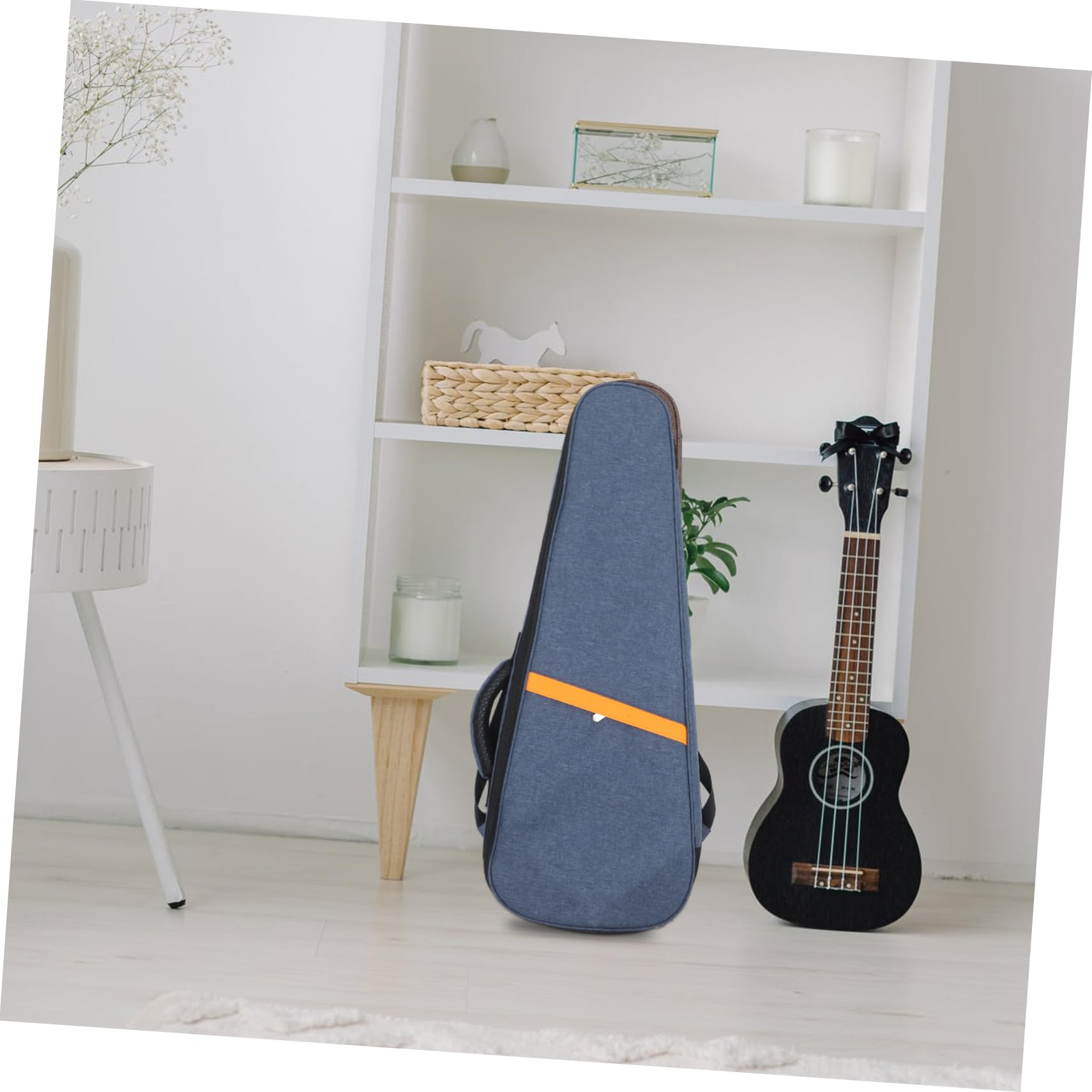 Étui à Ukulélé Bleu 26 Pouces en Tissu Oxford Poches