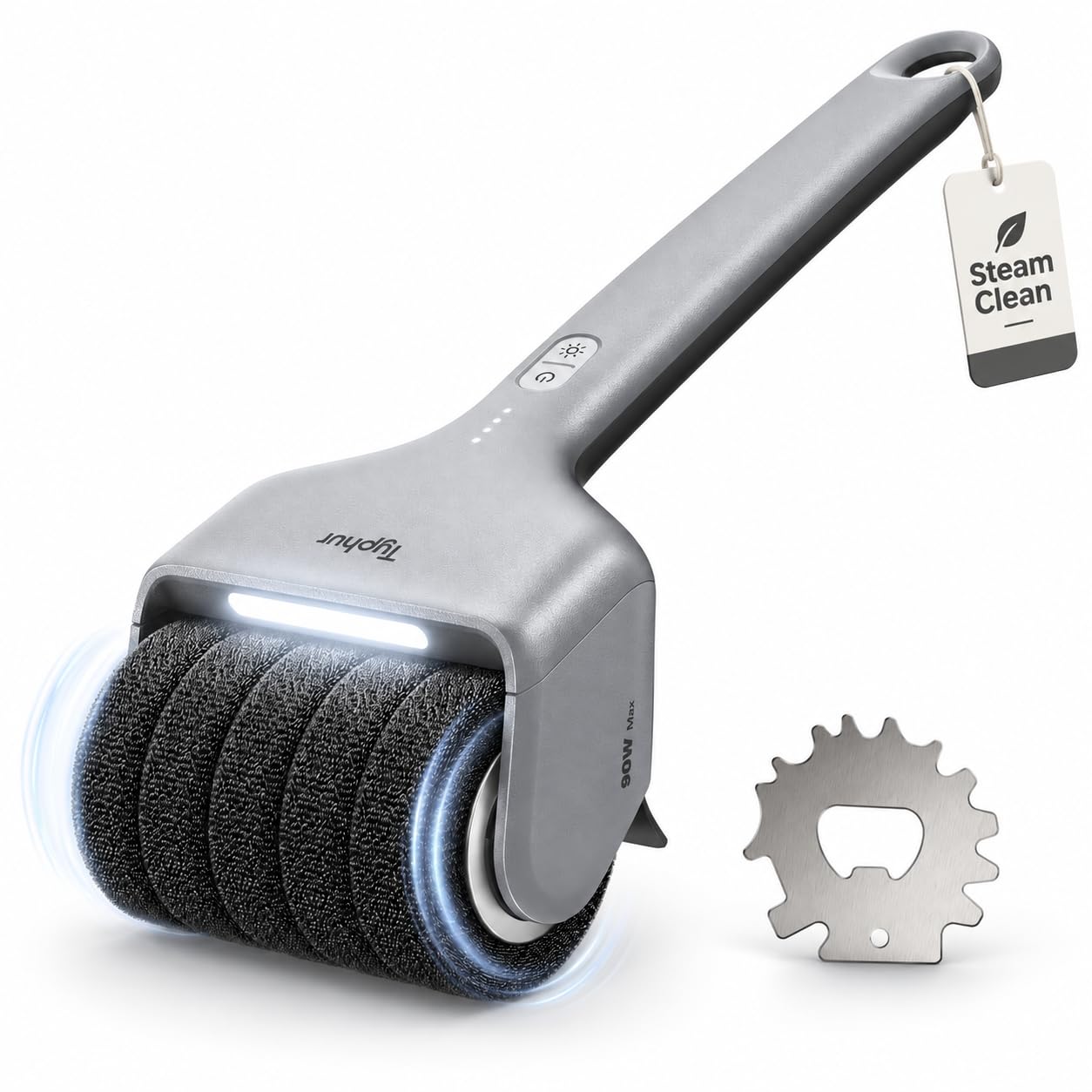 Typhur Electric Grill Brush, Anti-Stall Technology, Bristle-Free Design