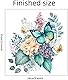 WC-Sitz Aufkleber Schmetterling Blumen WC Aufkleber Selbstklebend Wasserdicht Abziehbilder Badezimmer Aufkleber für Toilette WC WC Deckel Dekorationen Badaccessoires