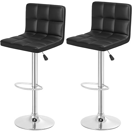 BestOffice Adjustable Swivel Bar Stools - A Perfect Addition for Your Home