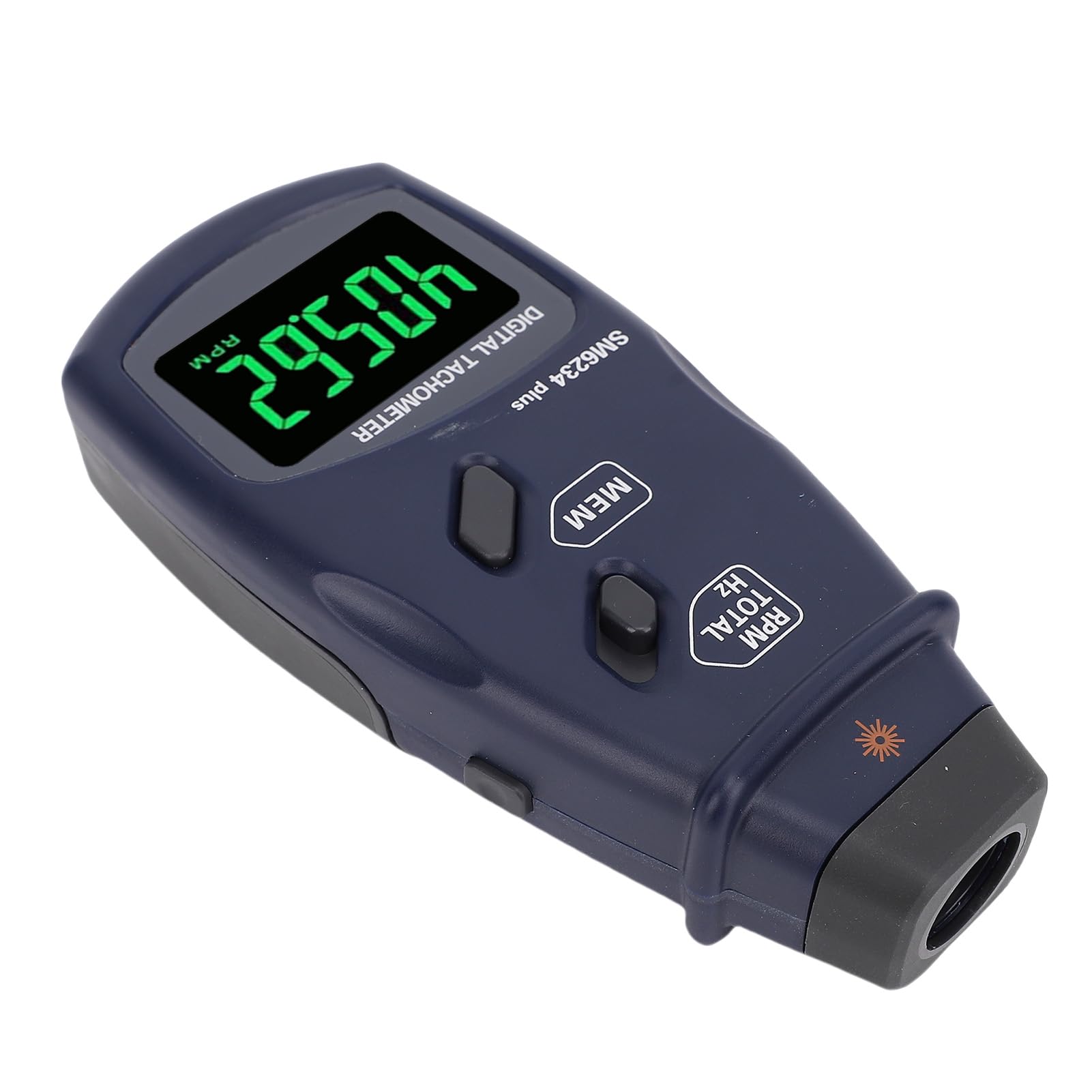Topiky Contagiri Digitale, Contagiri Tester di Rotazione LCD 2 in 1 per Piccoli Motori, Tachimetro Senza Contatto con Misurazione Fotoelettrica e Contatto