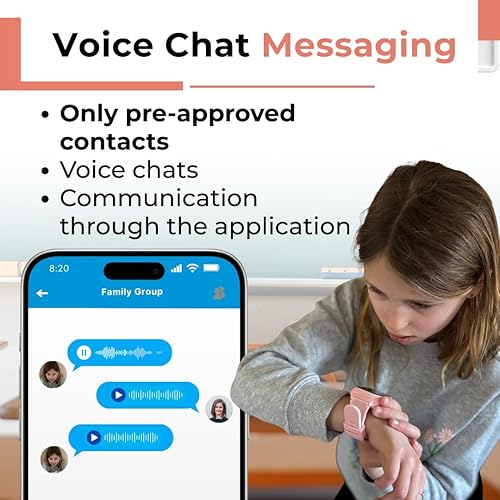 Miniatura 8 de Reloj inteligente para niños con tarjeta SIM, de 4 a 12 años, rastreador GPS, alarma SOS, voz bidireccional y videollamadas, cámara, monitoreo
