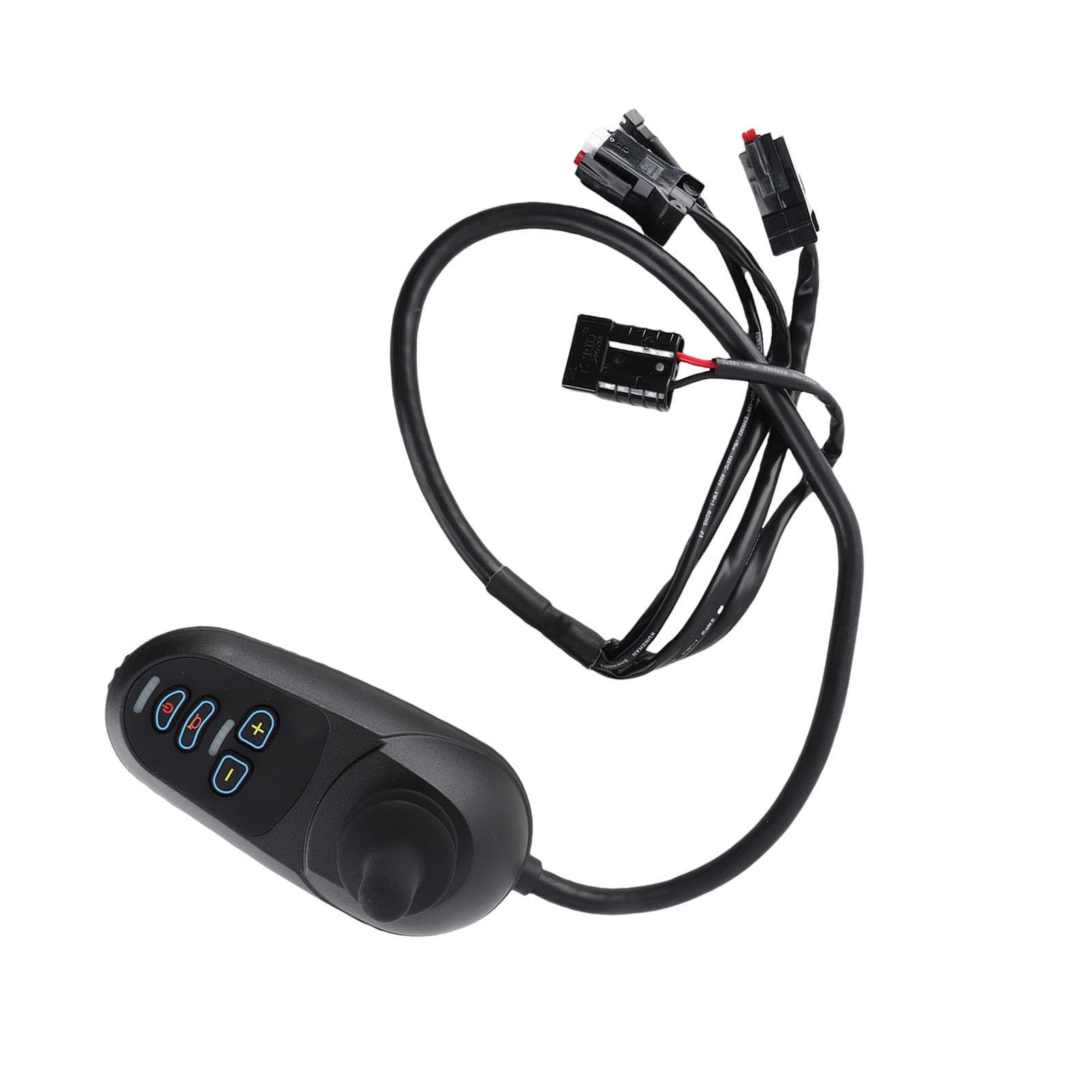 Controlador de Palanca de Mando para Silla de Ruedas Eléctrica de 24 V CC, Controlador de Velocidad de Motor Cepillado de 50 A con Protección contra Sobrevelocidad de Esta