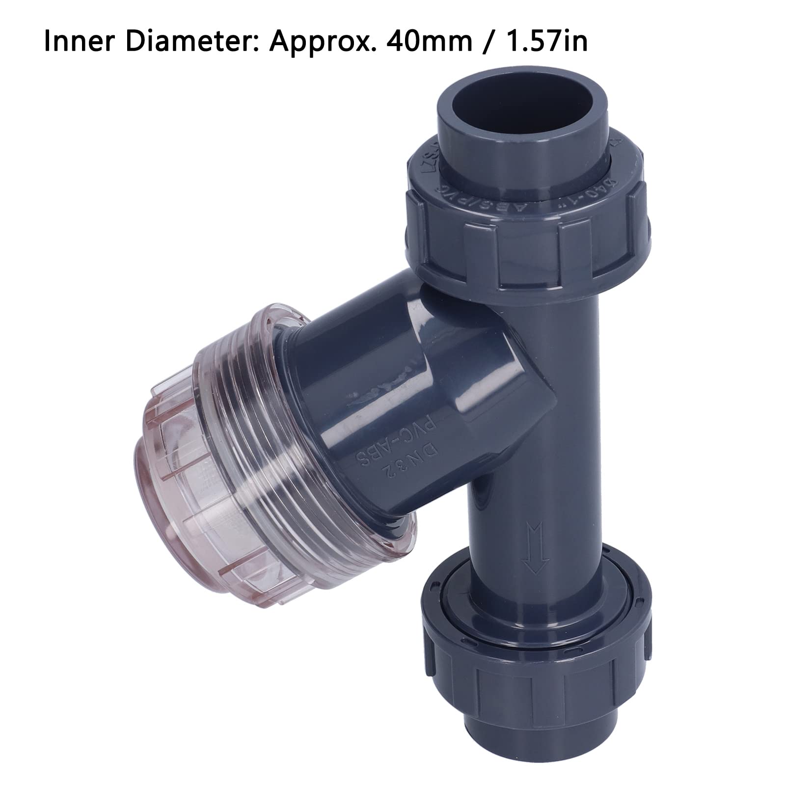 Filtro antigoccia, Filtro per irrigazione a Y, Filtro per irrigazione a Y, Filtro per irrigazione con regolazione D ELLa pressione 40 mm per acquario/industria chimica