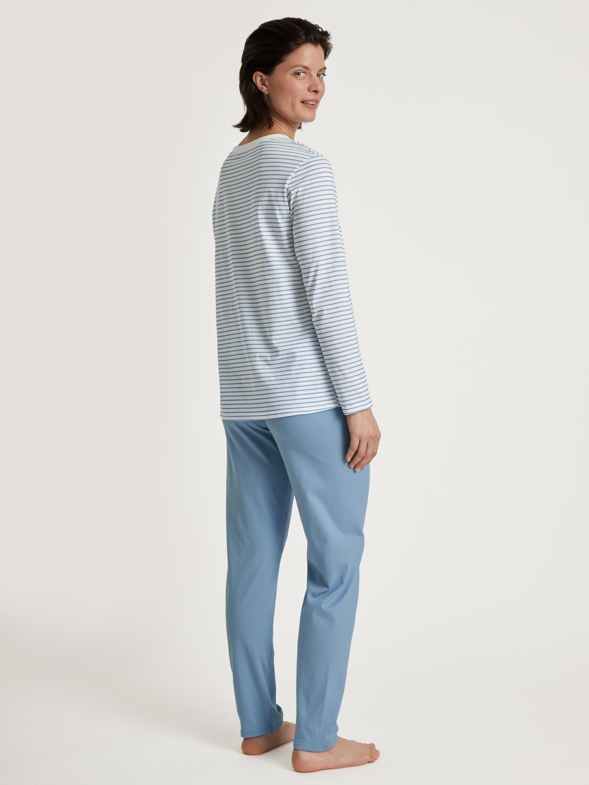 CALIDA Cotton Stripes Set di Pigiama Donna