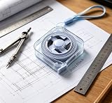 Blue Mini Retractable Tape Measure, Portable Soft Measuring Tape with Lanyard for Sewing & Body