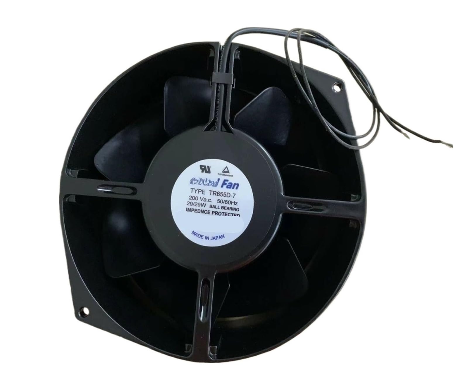 WEUSANXPL Cooling Fan TR655D-7 AC200V 50/60Hz 29/29W 172 * 150 * 55MM 2-Lins Fan