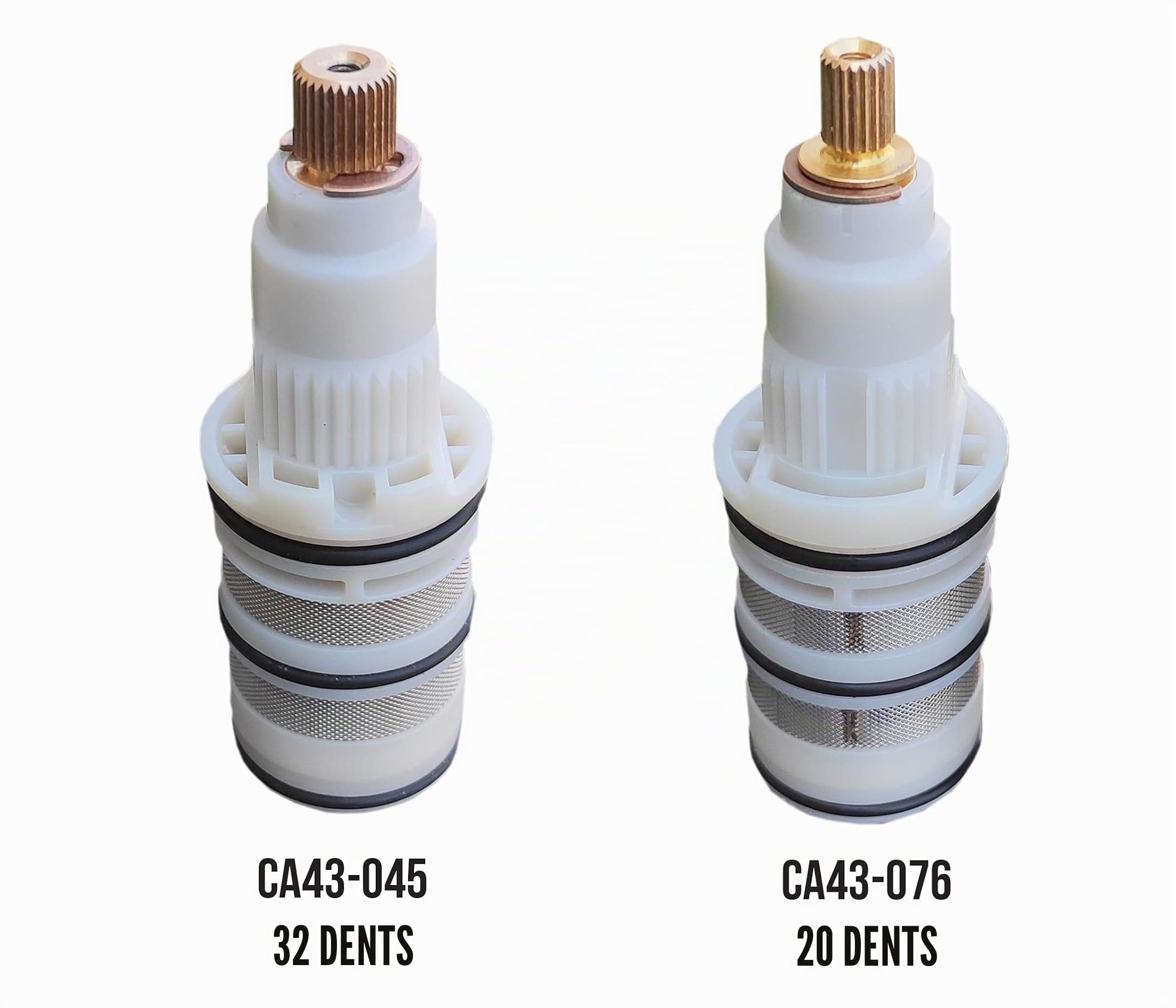 Cartouche thermostatique Vernet CA43-045 DA507874 pour mitigeur de douche, mitigeur thermostatique. CA43-045=32 dents
