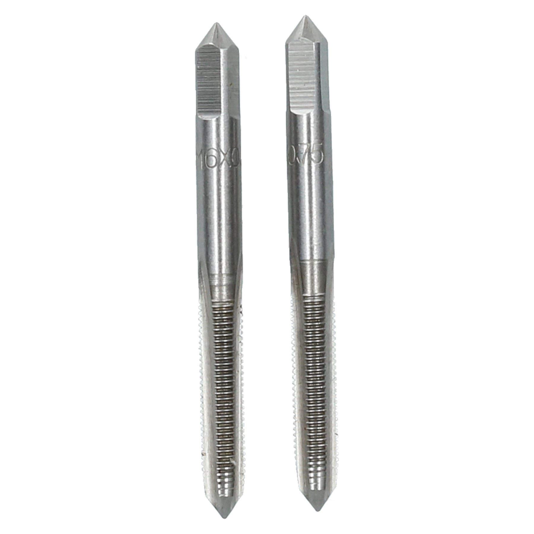 Ab Tools M6 X 0.75Mm Metric Tap Set, Tungsten Steel, Taper And Plug Thread Cutter Td031