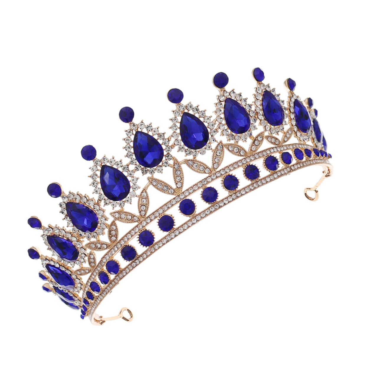 FRCOLOR Pedrería Nupcial Tiaras Para Niñas Tiara De Diamantes De Imitación De Cumpleaños Princesa Diamantes De Imitación De La Boda Tiara De Boda Para Novia Niño Aleación Delicado
