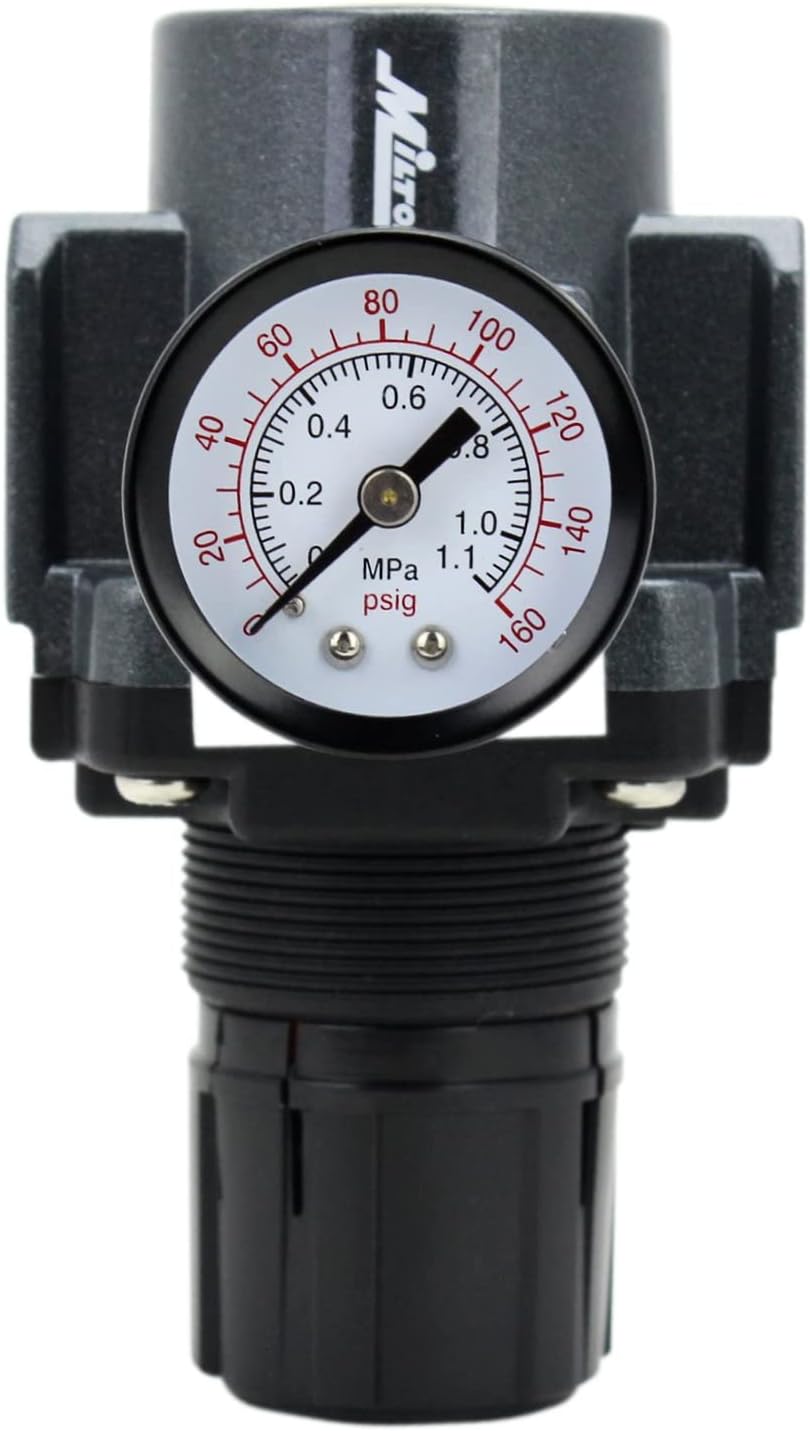 EXELAIR by Milton Air Regulator 1/2" NPT FRL for Precise Air Control and Efficiency (EX45R-04)