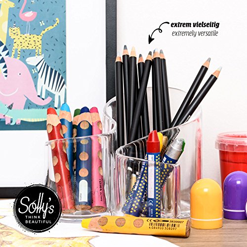 Solly’s Susann - Rangement pour Maquillage - Présentoir Transparent à 3 Compartiments - Image 5