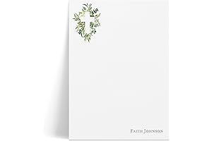 Personalized Religious Cross Notepad: Christian Stationery Note Pad for Spiritual Reflection