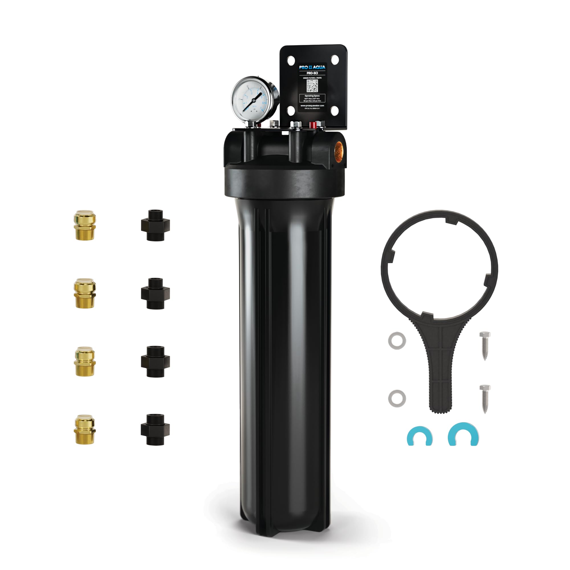 Sistema de filtro de agua de una sola etapa con infusión de carbono para toda la