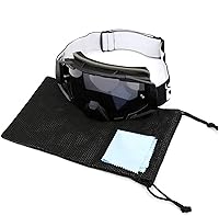 Vista 5 de Gafas de motocross ATV para motocicleta, a prueba de polvo, resistentes a los arañazos, protección de esquí, gafas de seguridad