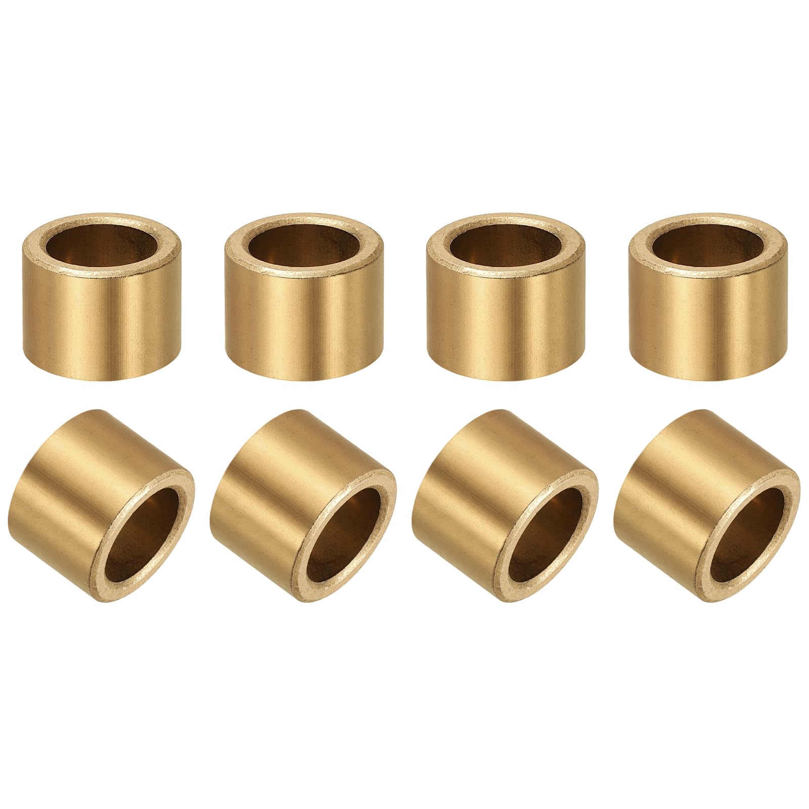 Bujes de bronce sinterizado 14x20x15 mm rodamientos de manguito cilíndricos para ejes 7