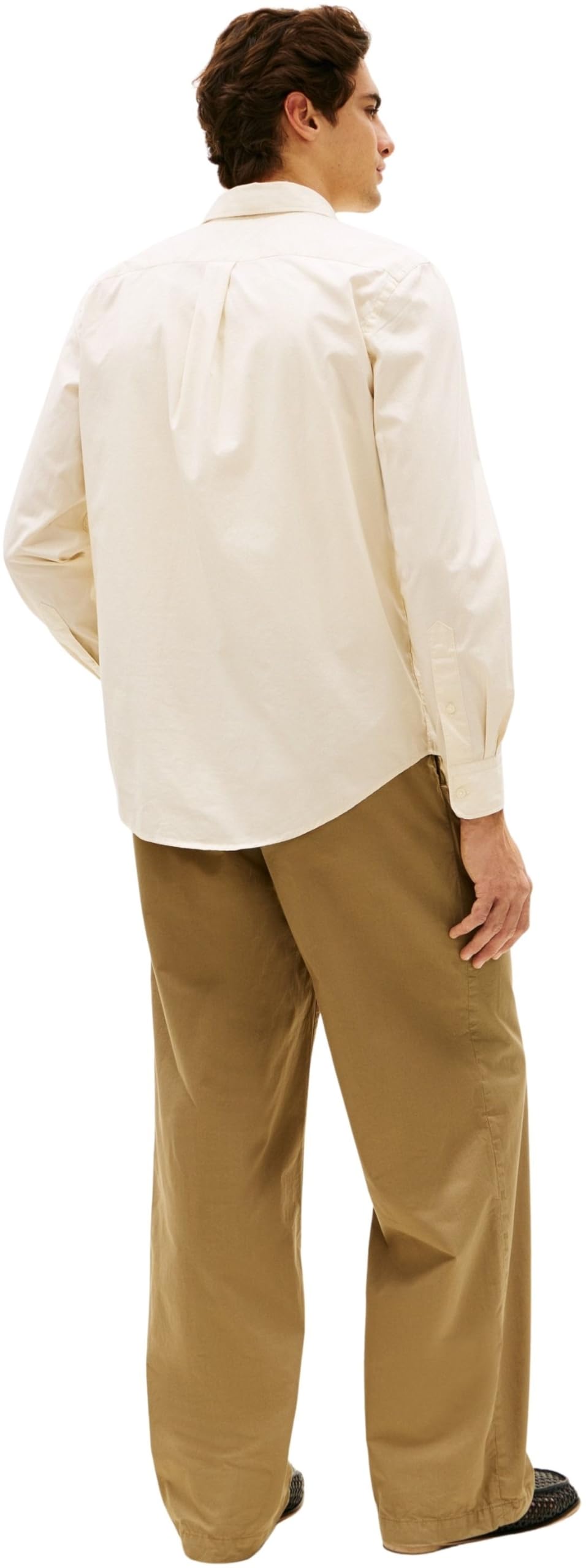 Tommy Hilfiger Koszula L/S Mężczyźni Flex Poplin Solid Rf Shirt Mw0mw37550