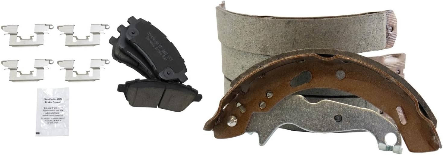 Front Brake Pads Ceramic Compatible with 2011-2016 Ford Fiesta