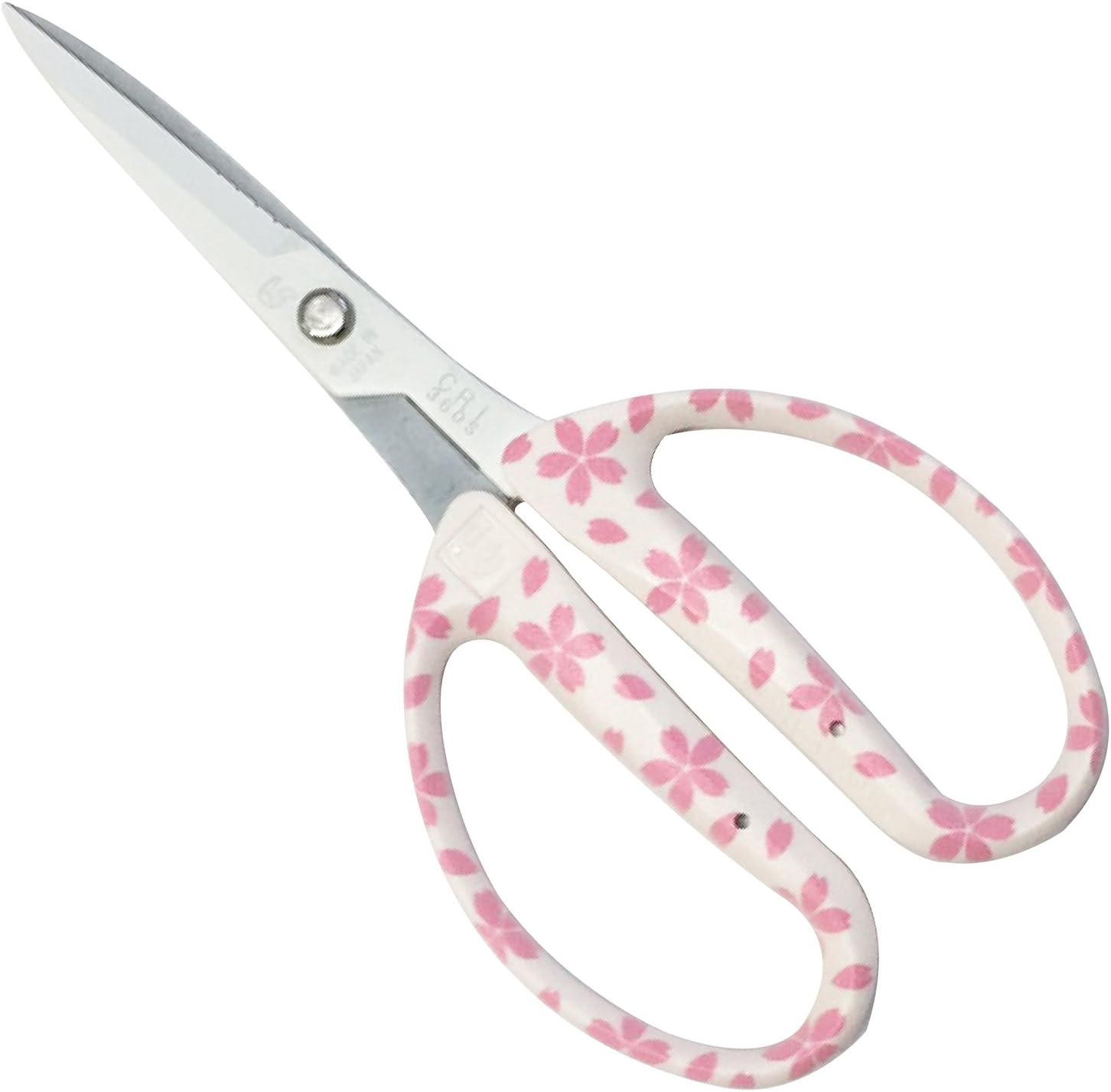 Chikamasa Florist CRI-360SFWSW Arrangement Scissors, Fluorine, Blade Cap Included, Sakura White