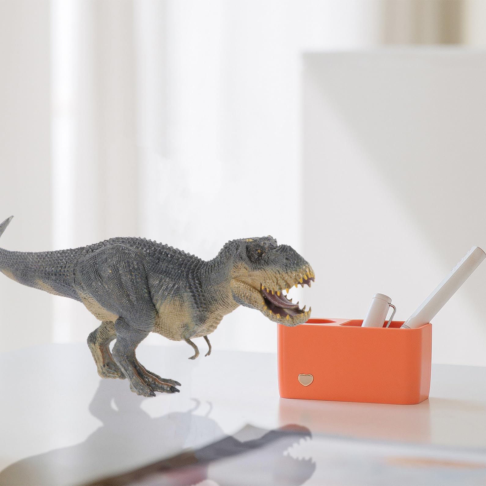 Generico Figure di Dinosauri Simulati 36X10X5 CM in Plastica Resistente per Ragazzo Ragazza come Decorazioni per Camere e Giochi di Apprendimento