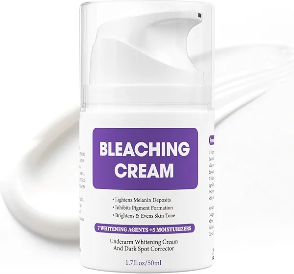 Dark Spot Remover for Body, Skin Bleaching Cream with Vitamin C for Intimate Areas, Skin Lightening Cream Dark Spot Corrector for Underarms, Knees, Elbows, Inner Thighs & Bikini Line,1.7fl oz