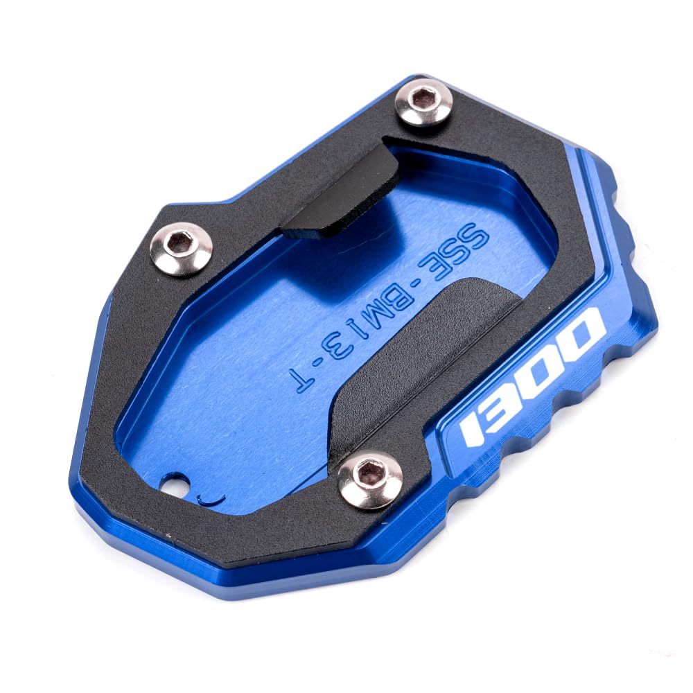 Moto Accessori per R1300GS R 1300 GS R 1300GS 2024 2025 gs1300 GS 1300 Piastra Supporto Laterale Estensione Cavalletto Moto in CNC Alluminio (Blu)