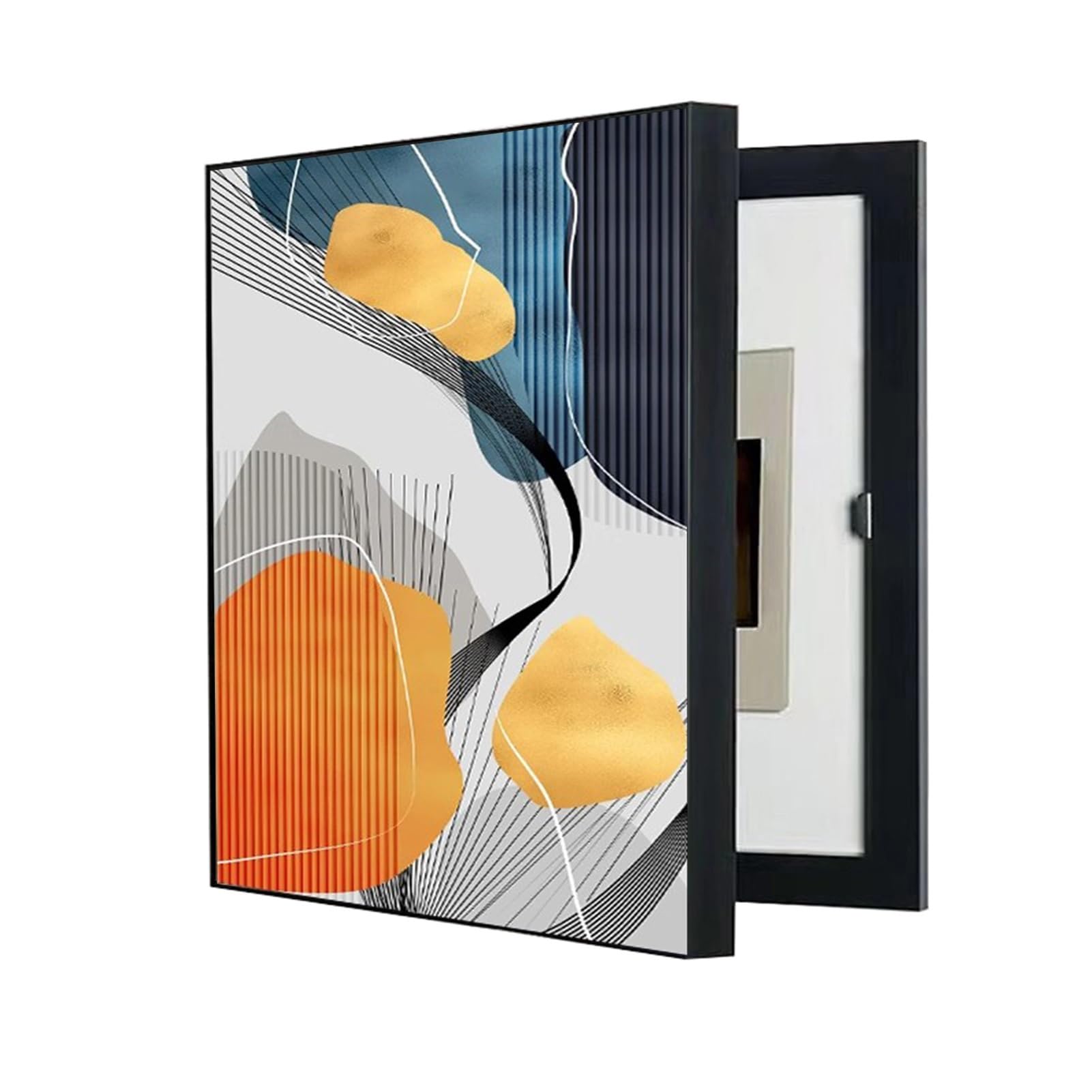 POCHY Copertura Quadro Elettrico Decorativa, Nascondi Contatore Pittura Decorazione creatività Quadri Copri Contatori Elettrici da Parete (40X50CM/15.7x19.6in)