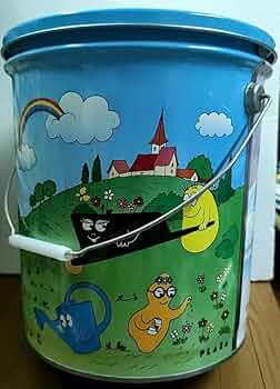 Amazon.co.jp: BARBAPAPA バーバパパ PLAZA大型 ペール缶 フタ付