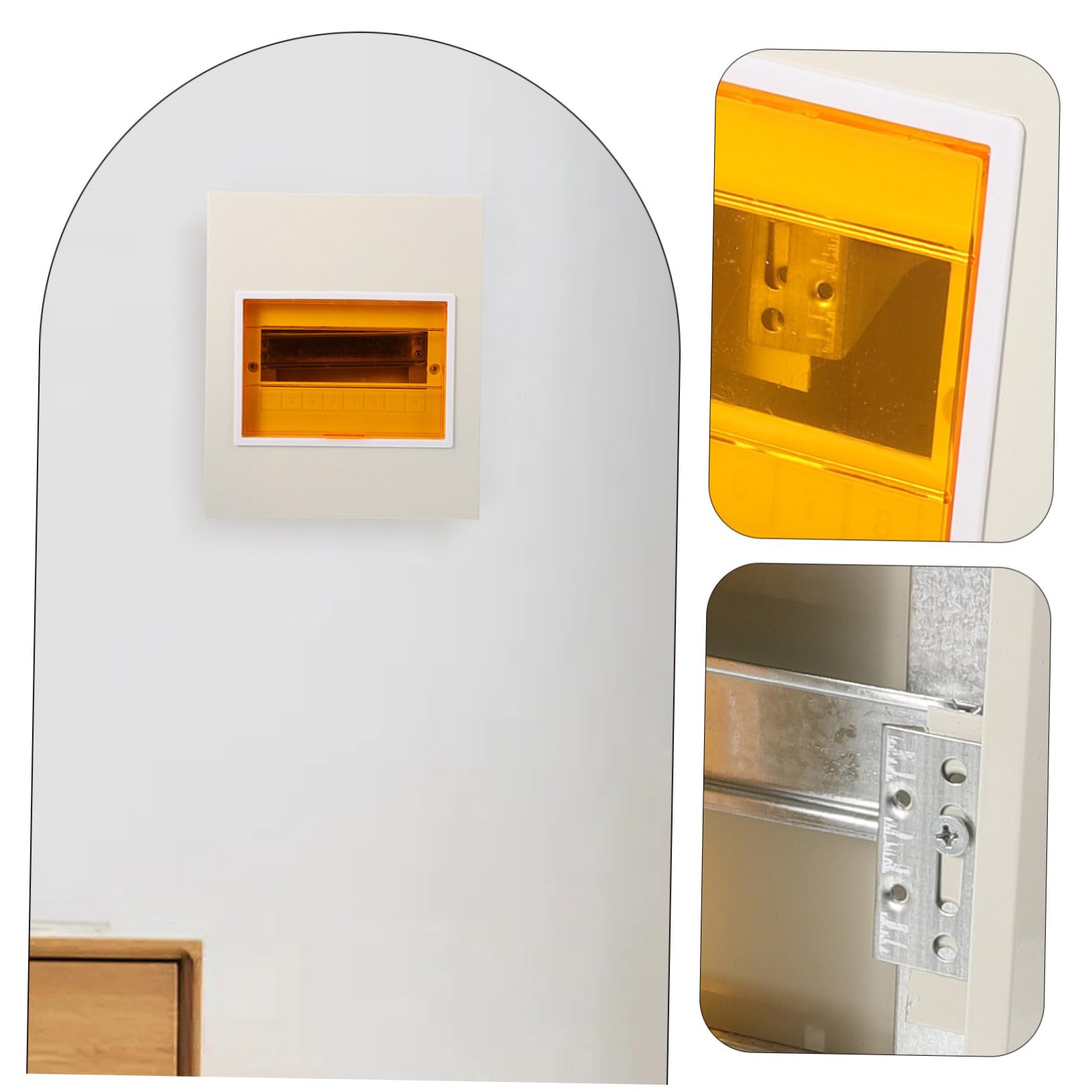 Uonlytech Caja De Registro Eléctrico Exterior Resistente Circuitos Hierro Tapa De Panel Eléctrico
