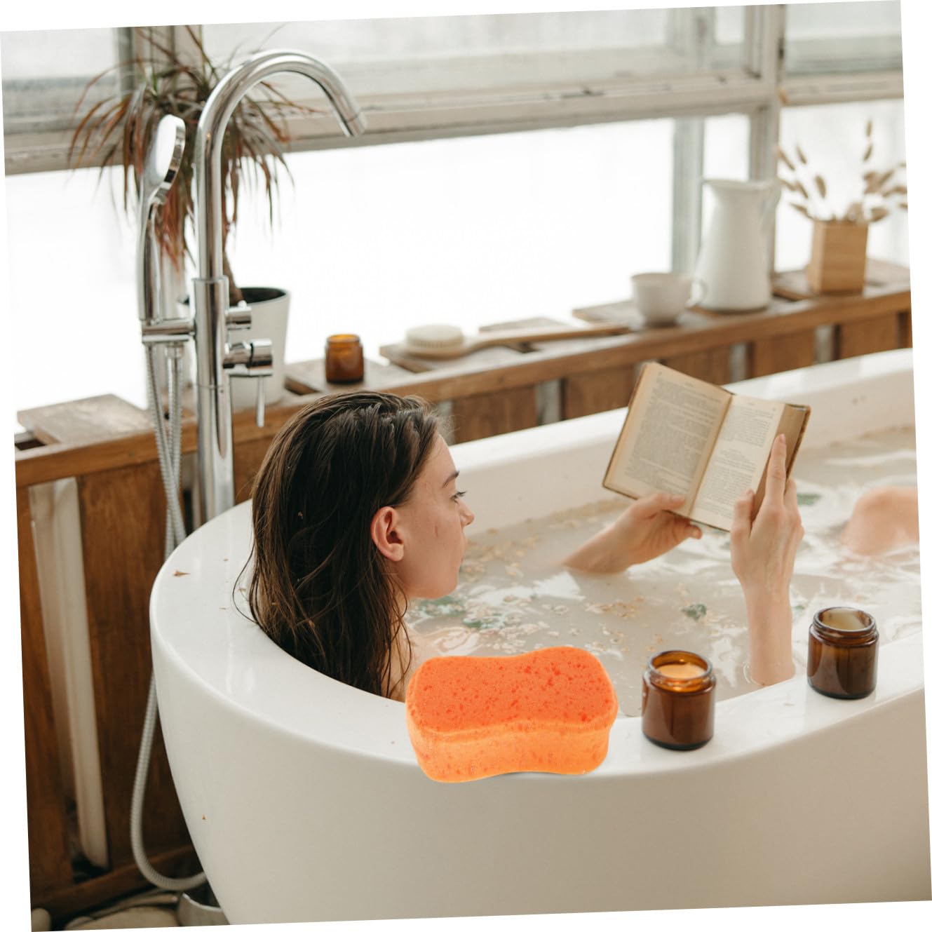 Ipetboom 12piezas Esponjas Exfoliantes De Lufa Natural Pack De Almohadillas De Para Hombres y Mujeres y Eficaz Para Limpieza Corporal y Masaje Mezclados