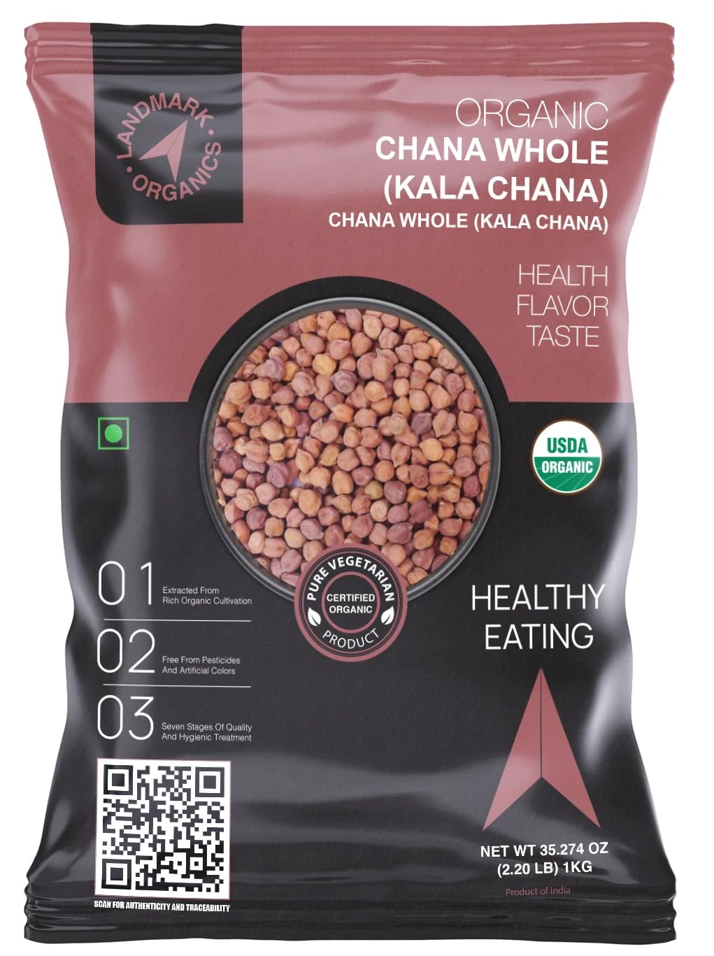 Amazon.com : Indian Kala Chana Split Black Gram Whole Dried