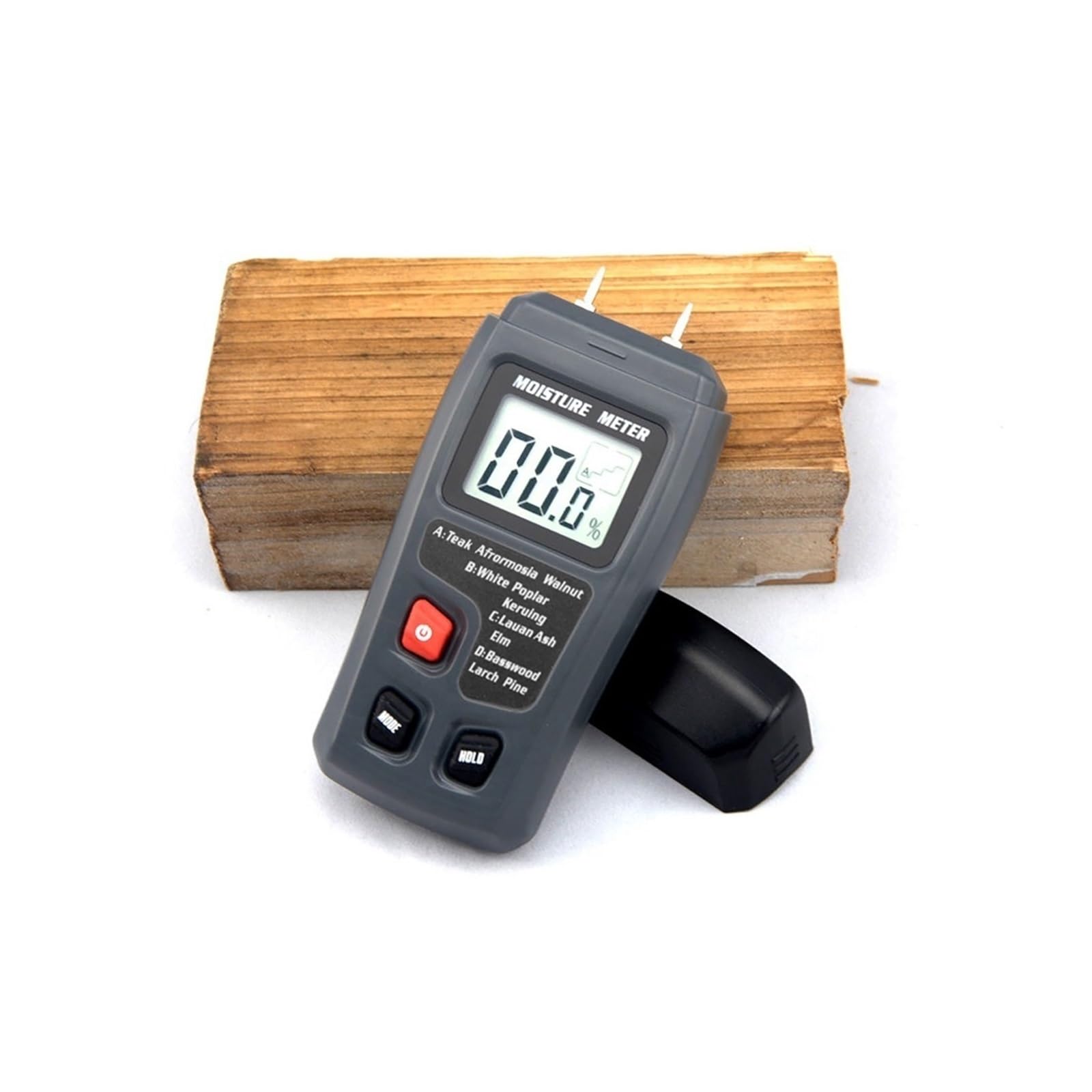 Medidor de humedad, Medidor de humedad madera digital, comprobador profesional, higrómetro mano, detector EMT01 con pantalla LCD alta definición Para jardinería y agricultura