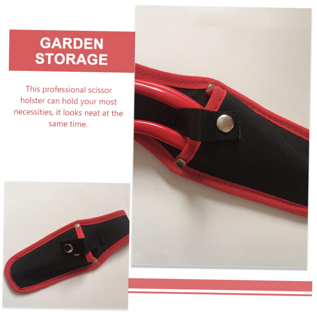BUTIFULSIC Scissor Set Pruning Shear Case Pruner Cover Canvas Scissor Bag Garden Storage Pruning Protective Case