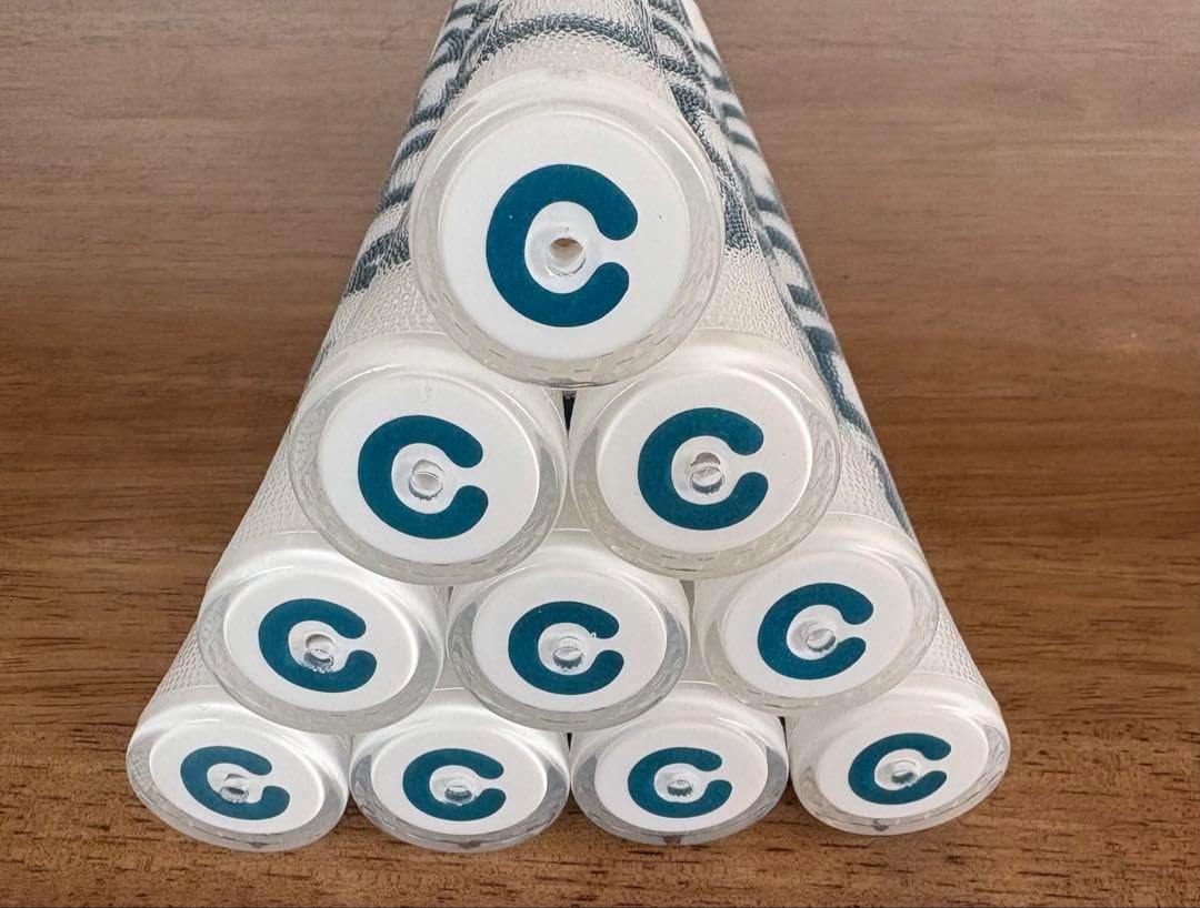 カデログリップ　CADERO ペンタゴン　白/青　10本セット　バックライン無し カデログリップ CADERO ペンタゴン 白/青 10本セット バックライン無し