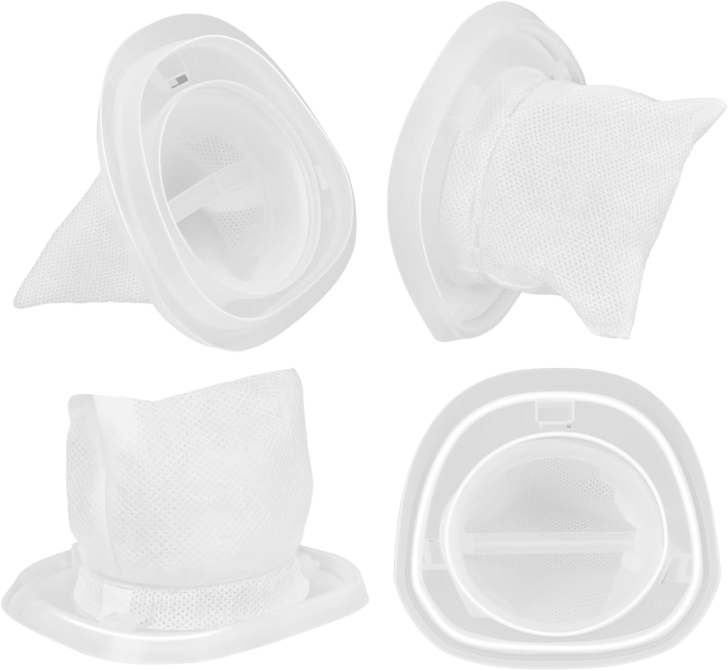 4 Pack HNVCF10 Replacement Filters, Compatible with Black and Decker Dustbuster Hand Vacuums HNV215B12,HNVC215B10, HNVC215BW52, HNVC115J06, HNVC220BCZ01, HNVC115B22, HNVC220BCP07 Filter