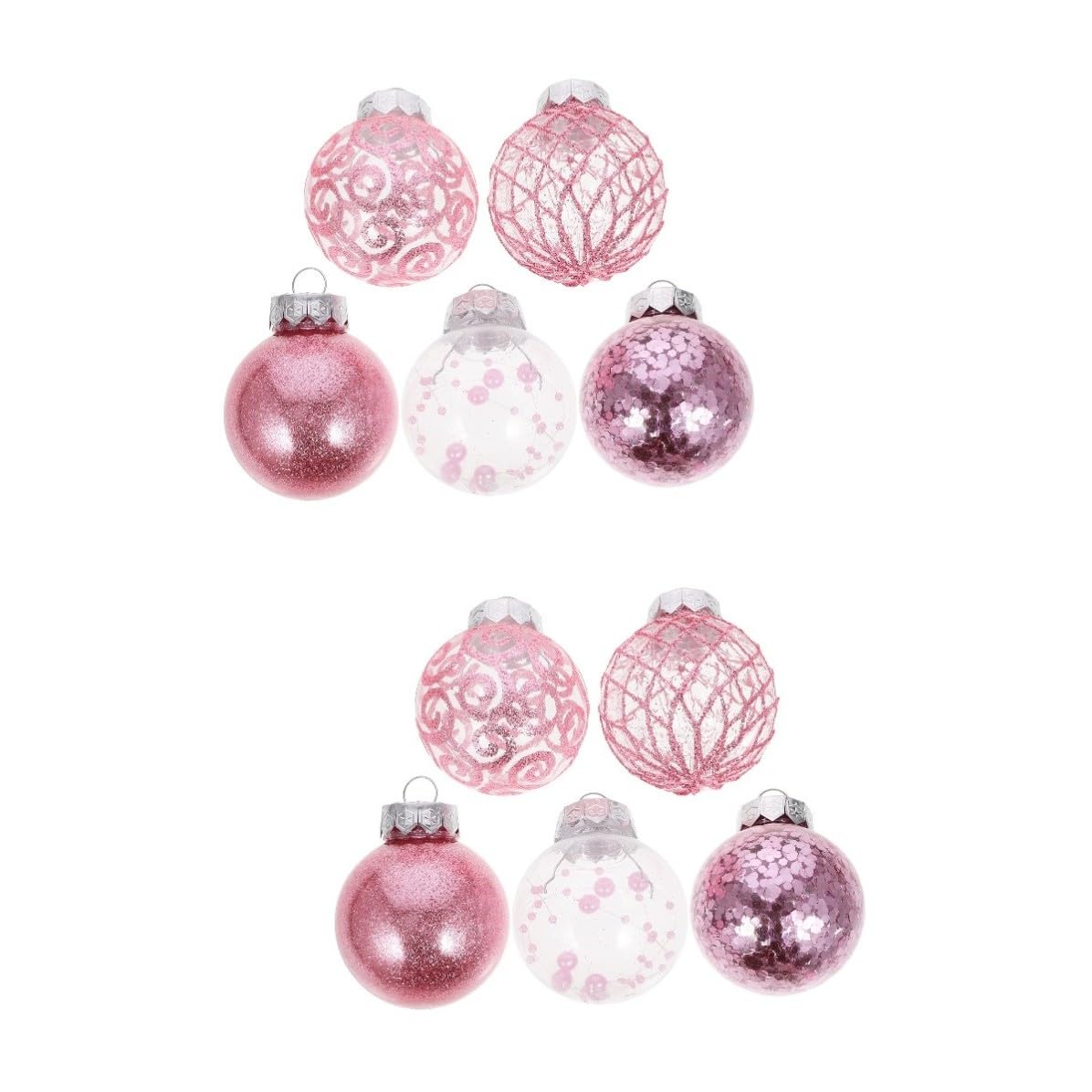 FRCOLOR 60 Pezzi Palline di Natale per Albero, Decorazioni Sospese in